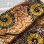 Preview: Afrikanischer Wax Print Stoff Baumwolle YELLOW FERN | Meterware