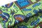 Preview: BLUE-ORANGE-PATCHWORK Waxprint Stoff