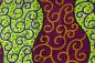 Preview: PURPLE-LIME-SERPENT Waxprint Stoff