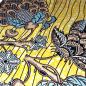 Preview: Afrikanischer Wax Print Stoff Baumwolle BLUE YELLOW ORIENTAL FLOWERS | Meterware