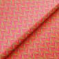 Preview: DISCO-PINK-FAN-PATTERN-Afrikanischer-Shweshwe-Stoff-