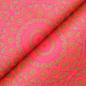 Preview: DISCO-PINK-ORNAMENT-Afrikanischer-Shweshwe-Stoff-