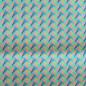 Preview: DISCO-TURQUOISE-FAN-PATTERN-Afrikanischer-Shweshwe-Stoff-