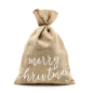 Preview: Jutebeutel Merry Christmas - 30 x 42 cm | PartyDeco