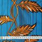 Preview: Afrikanischer Wax Print Stoff Baumwolle ORANGE LEAVES | Meterware