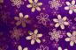 Preview: PURPLE-FLOWER Afrikanisches Kopftuch