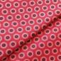 Preview: RED-DOTS-Afrikanischer-Shweshwe-Stoff-