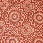 Preview: RED ORNAMENT Afrikanischer-Shweshwe-Stoff-