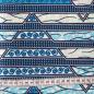 Preview: Afrikanischer Wax Print Stoff Baumwolle TURQUOISE WAVE | Meterware