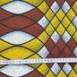 Preview: Afrikanischer Wax Print Stoff Baumwolle YELLOW WAVES | Meterware