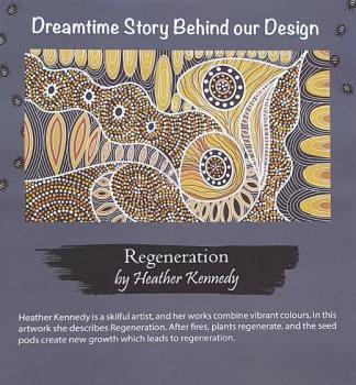 Preview: YELLOW REGENERATION Aborigines Stoff aus Australien