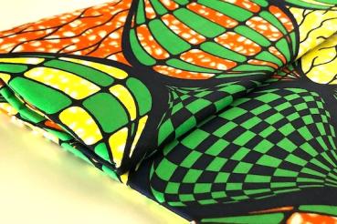 GREEN-BALLOON waxprint