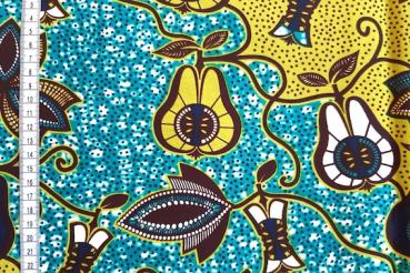 GREEN PEARS waxprint