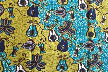 GREEN PEARS waxprint