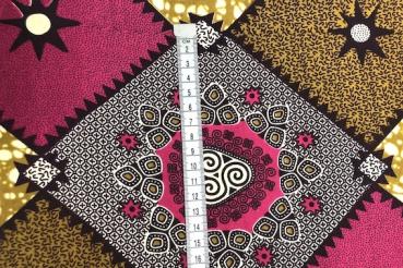 Preview: ORIENTAL-MOSAIC-Waxprint Stoff