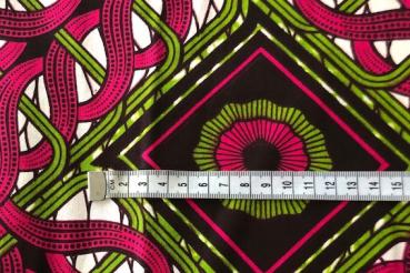 Preview: PINK-BRAID Waxprint Stoff