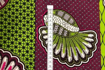 Preview: PINK-LIME-COCONUT-FAN waxprint