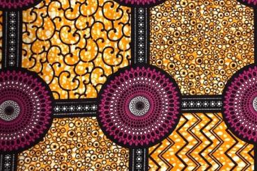 Preview: PINK-RETRO-TILES -waxprint