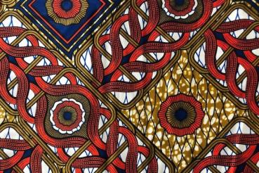 Preview: RED-BRAID Waxprint Stoff