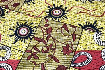 Preview: SNAKE-IN-PARADISE-Waxprint Stoff