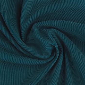 Babycord Stretch Baumwolle - Petrol | Meterware