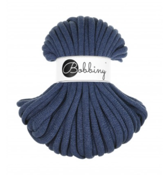 Bobbiny Flechtkordel JUMBO 9 mm - Jeans