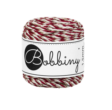 Bobbiny Makramee Kordel 3PLY „Mini Holiday Rope Ø 1.5 mm – Champagne“