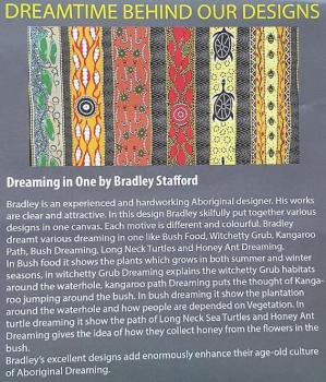 Preview: COLOR DREAMING IN ONE Aborigines Stoff aus Australien