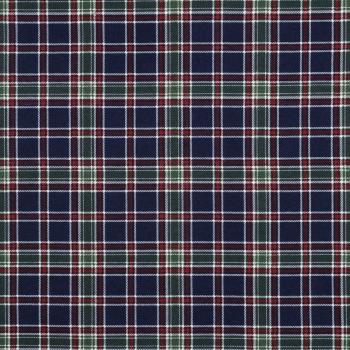 Flanell Baumwolle Dunkelblau Grün Karo