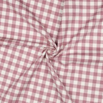 Preview: Flanell Baumwolle Mauve Karo