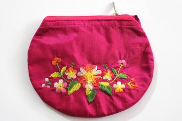 PINK FLOWERS Portemonnaie