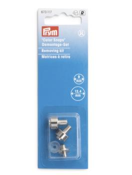 Prym Demontage-Set für Color Snaps – Ø 9 mm/ Ø 12,4 mm
