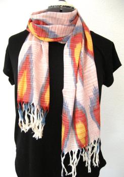 RAINBOW Usbekischer Ikat Schal