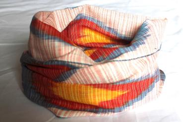 Preview: RAINBOW Usbekischer Ikat Schal 2