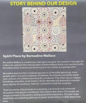 Preview: SPIRIT PLACE Aborigines Stoff aus Australien