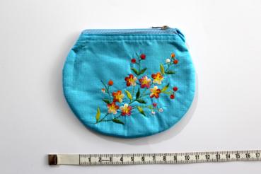 Preview: TURQUOISE FLOWERS Portemonnaie