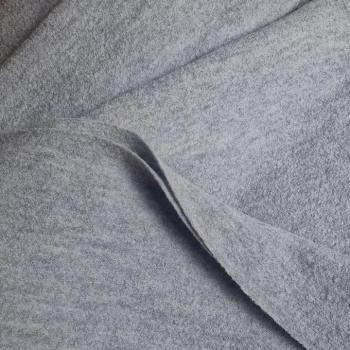 Wollwalk Hellgrau Meliert aus Schurwolle