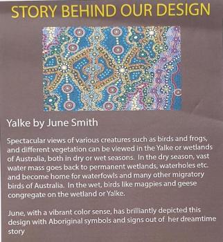 Preview: YALKE Aborigines Stoff aus Australien