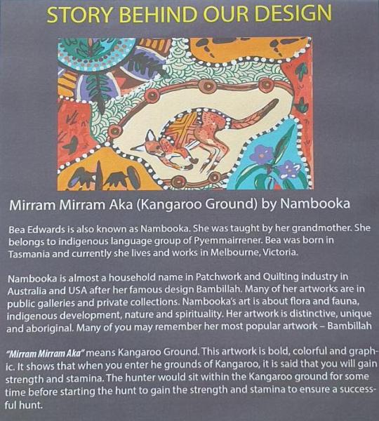 MIRRAM MIRRAM Aborigines Stoff aus Australien