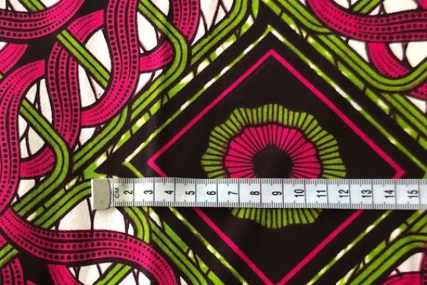 PINK-BRAID Waxprint Stoff