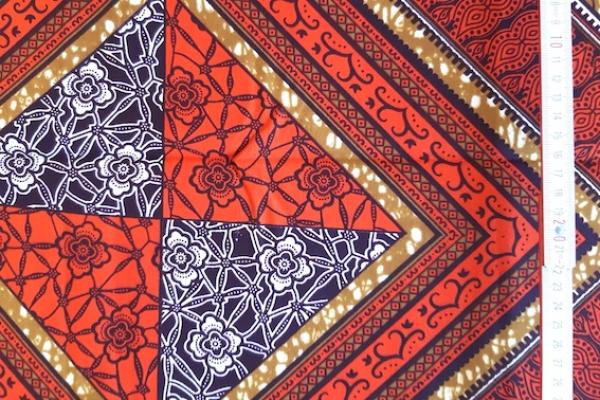 RED-SQUARES waxprint