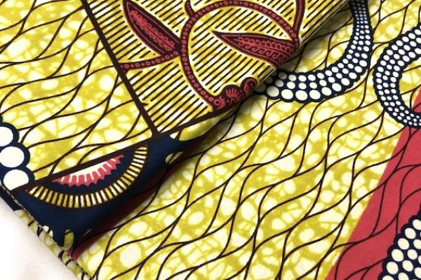 SNAKE-IN-PARADISE-Waxprint Stoff