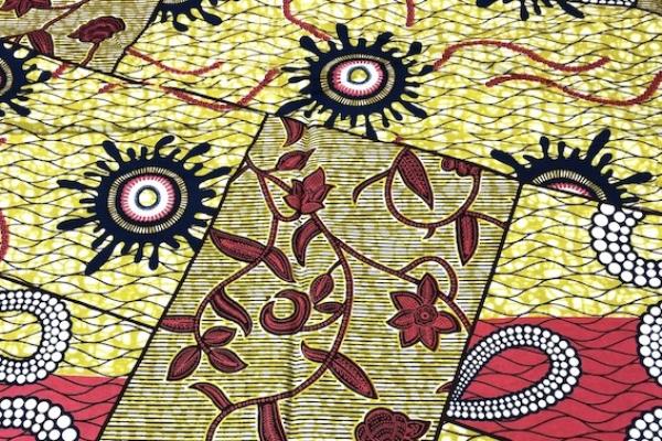 SNAKE-IN-PARADISE-Waxprint Stoff