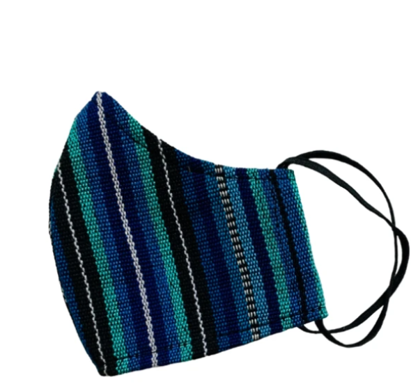 BLUE-HACIENDA-STRIPED Maske