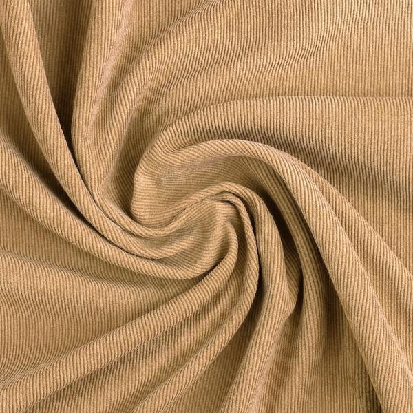 Babycord Stretch Baumwolle - Kamel | Meterware