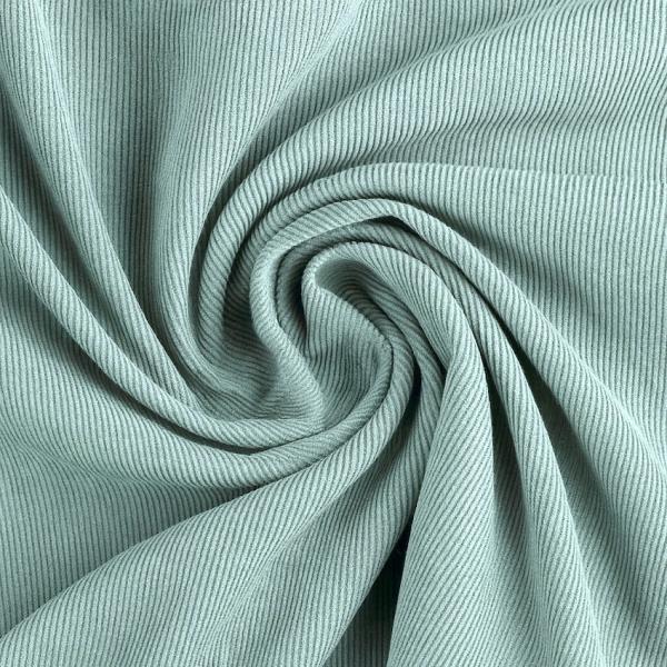 Babycord Stretch Baumwolle - Meer Grün | Meterware