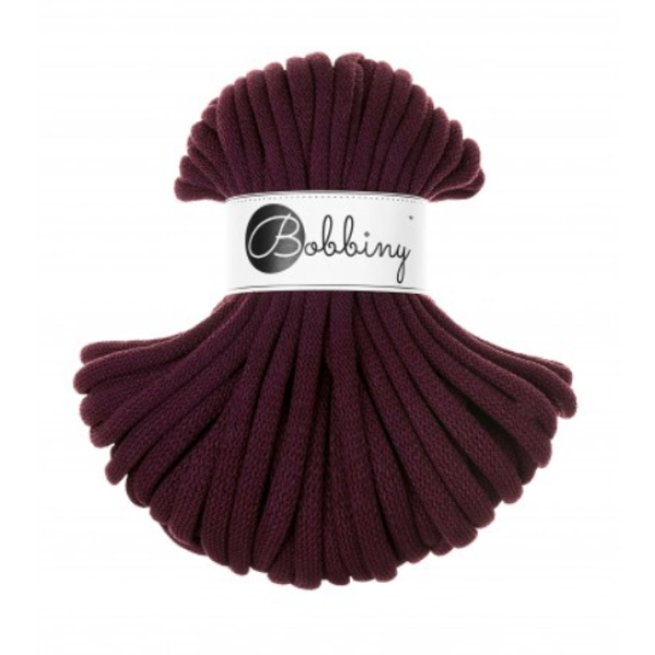 Bobbiny Flechtkordel JUMBO 9 mm - Burgundy