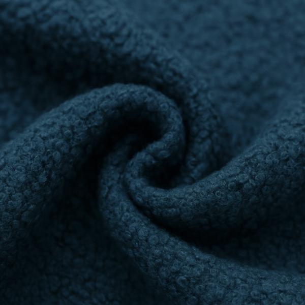 Bouclé Stoff – Dunkel Jeans | Meterware