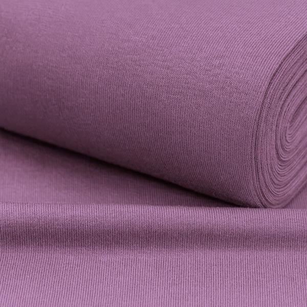 Bündchenstoff Alt Flieder