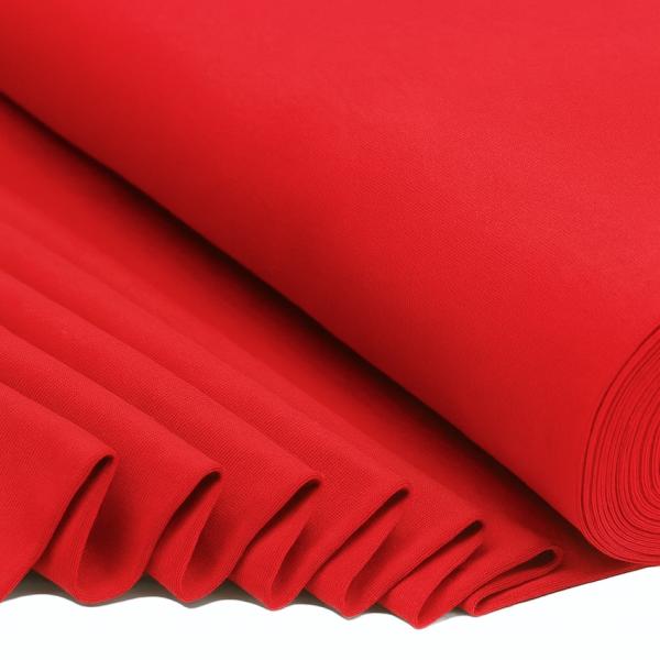 Bündchenstoff Ferrari Rot